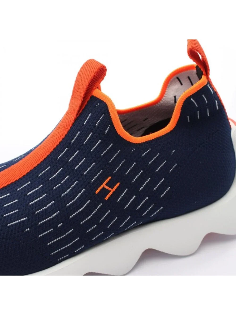 Hermes Slip on Eclair Fabric Sneakers